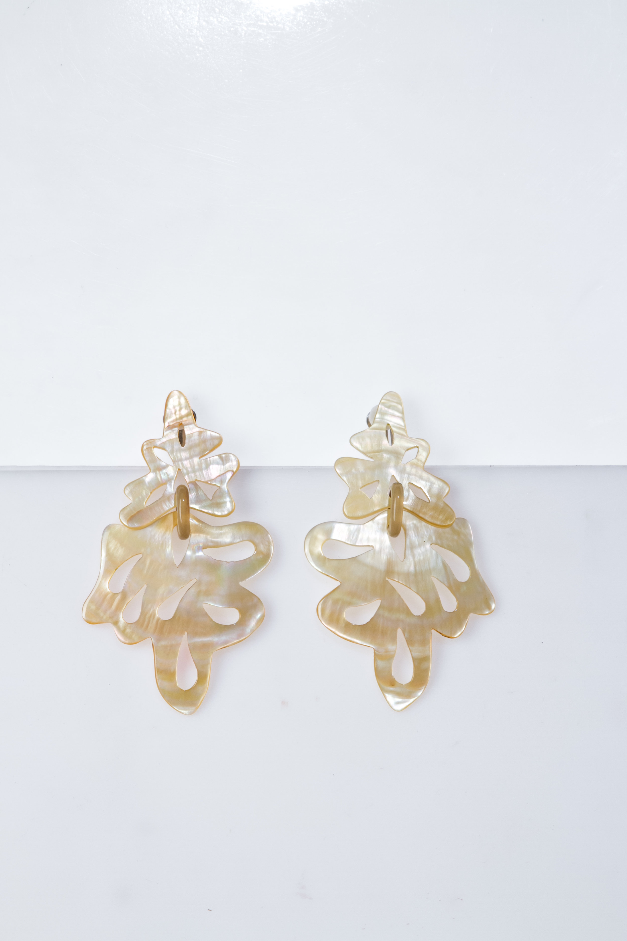 Floral Mother of Pearl Earrings