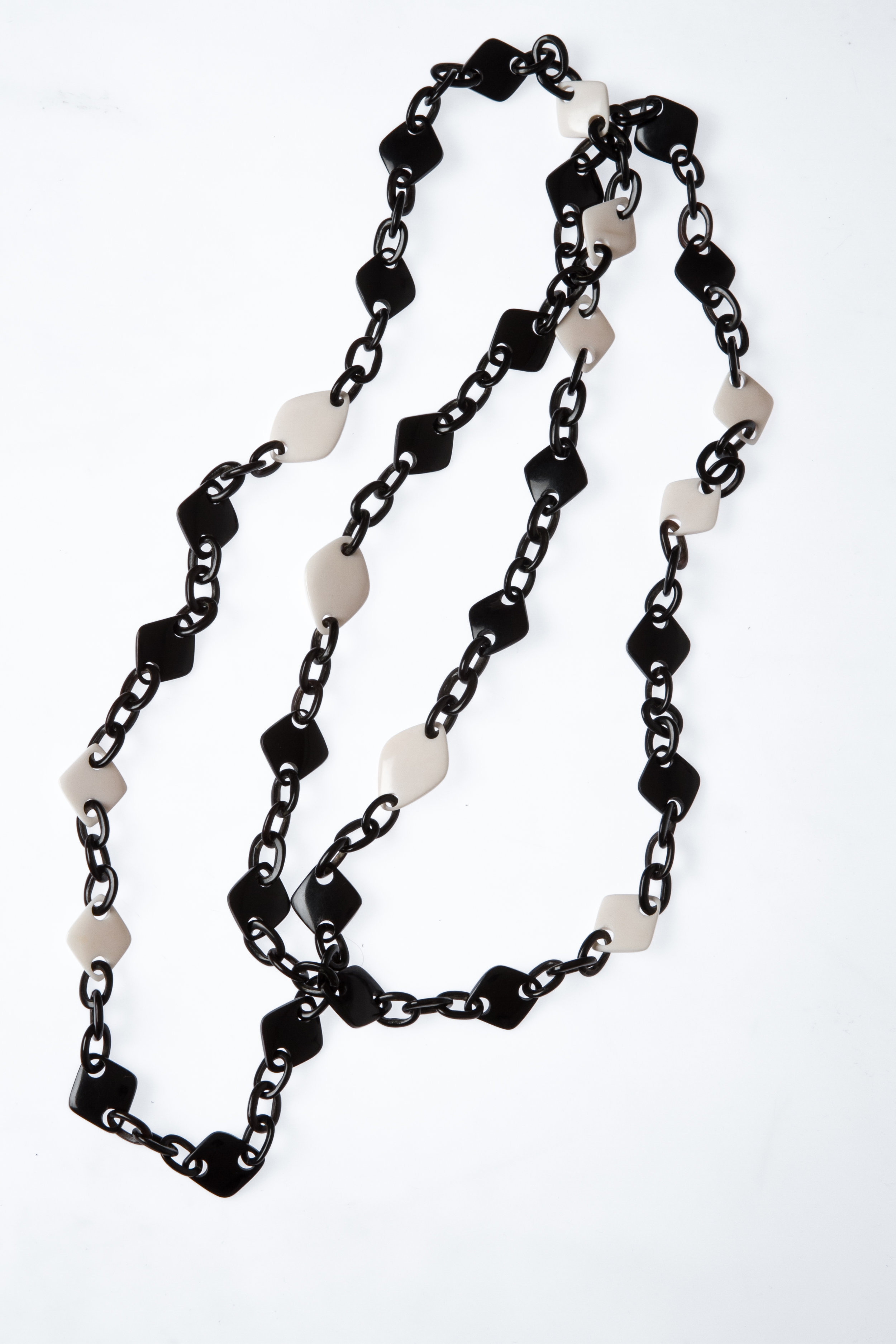 Geometric Horn & Bone Necklace