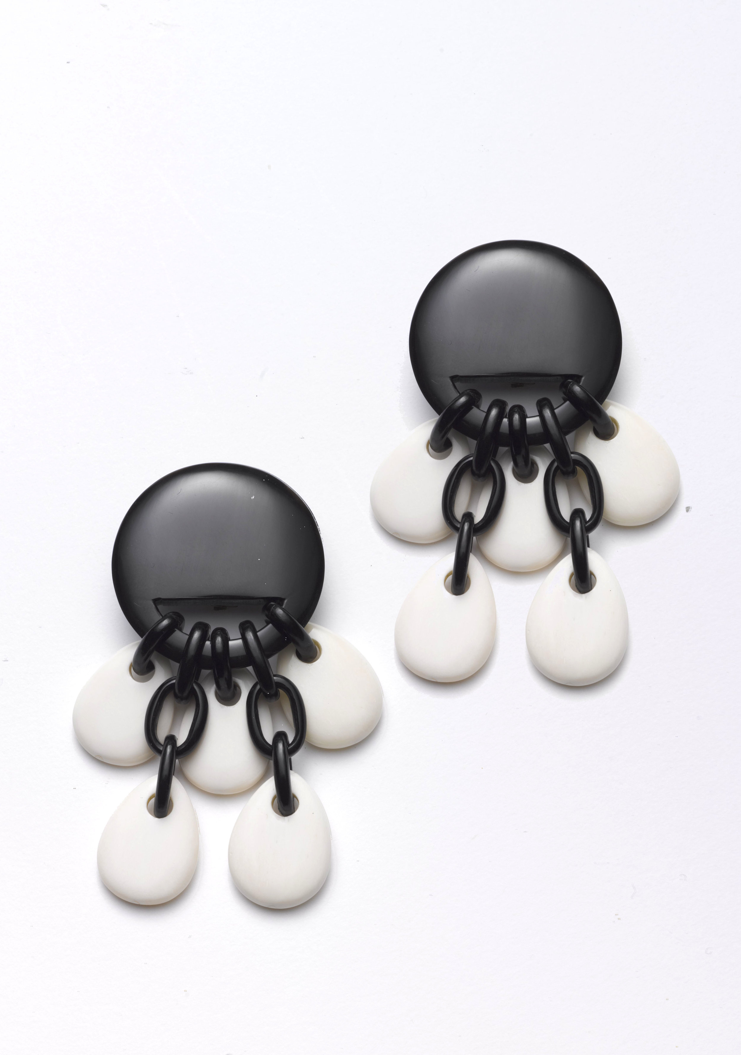 Horn & Bone Drop Earrings