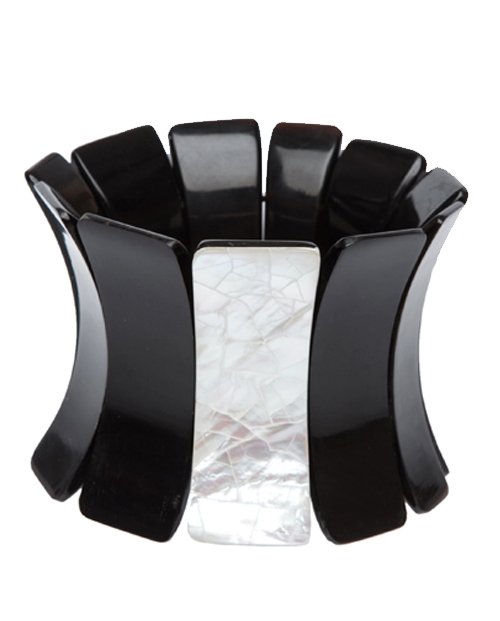 Horn & Mother of Pearl Cuff