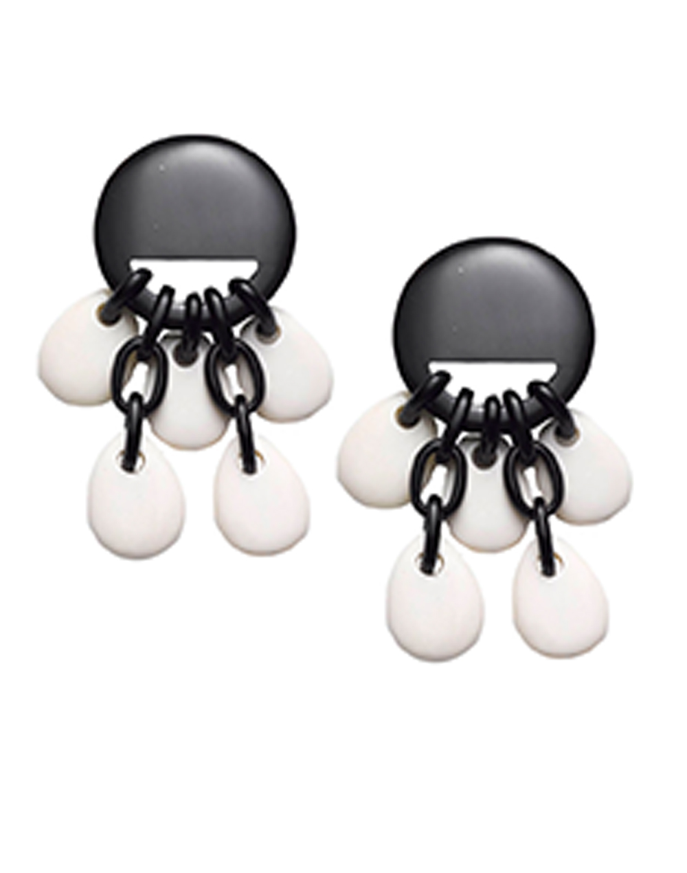 Horn & Bone Drop Earrings