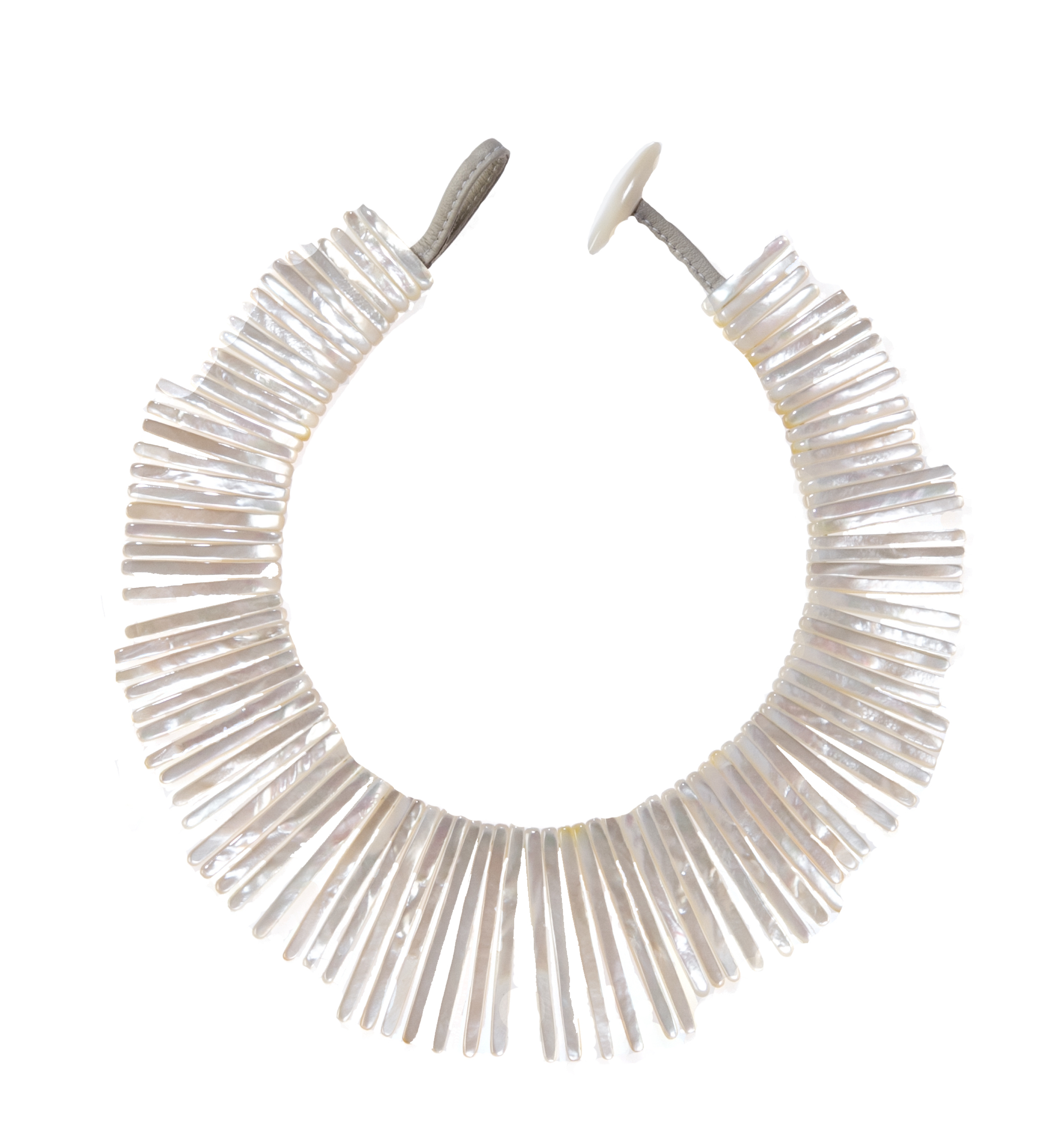 Mother of Pearl Sunburst Collar