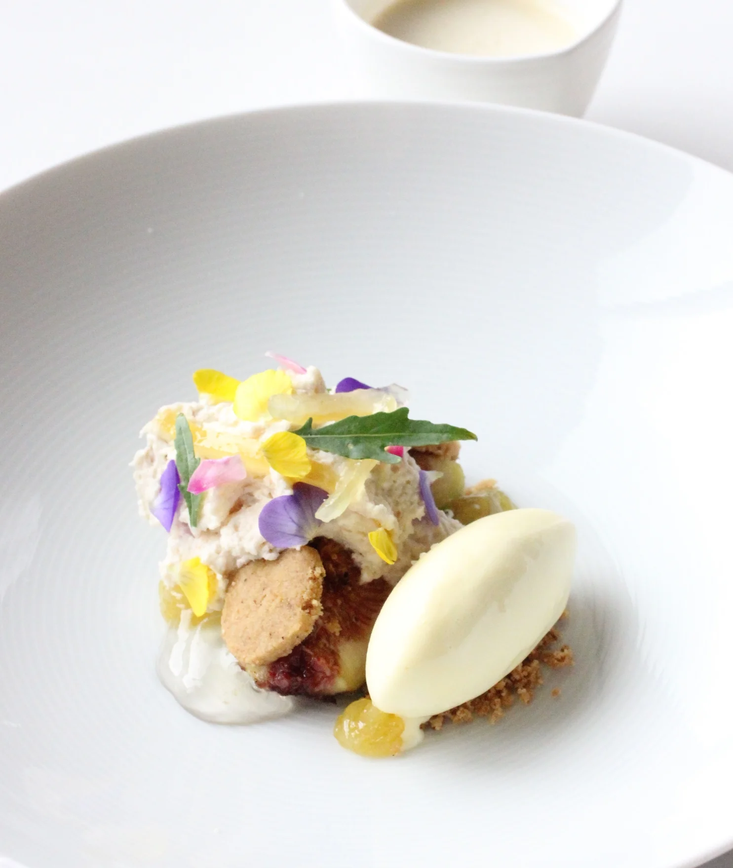 Figs, Burnt Butter, Hazelnut, Honey & Roquefort