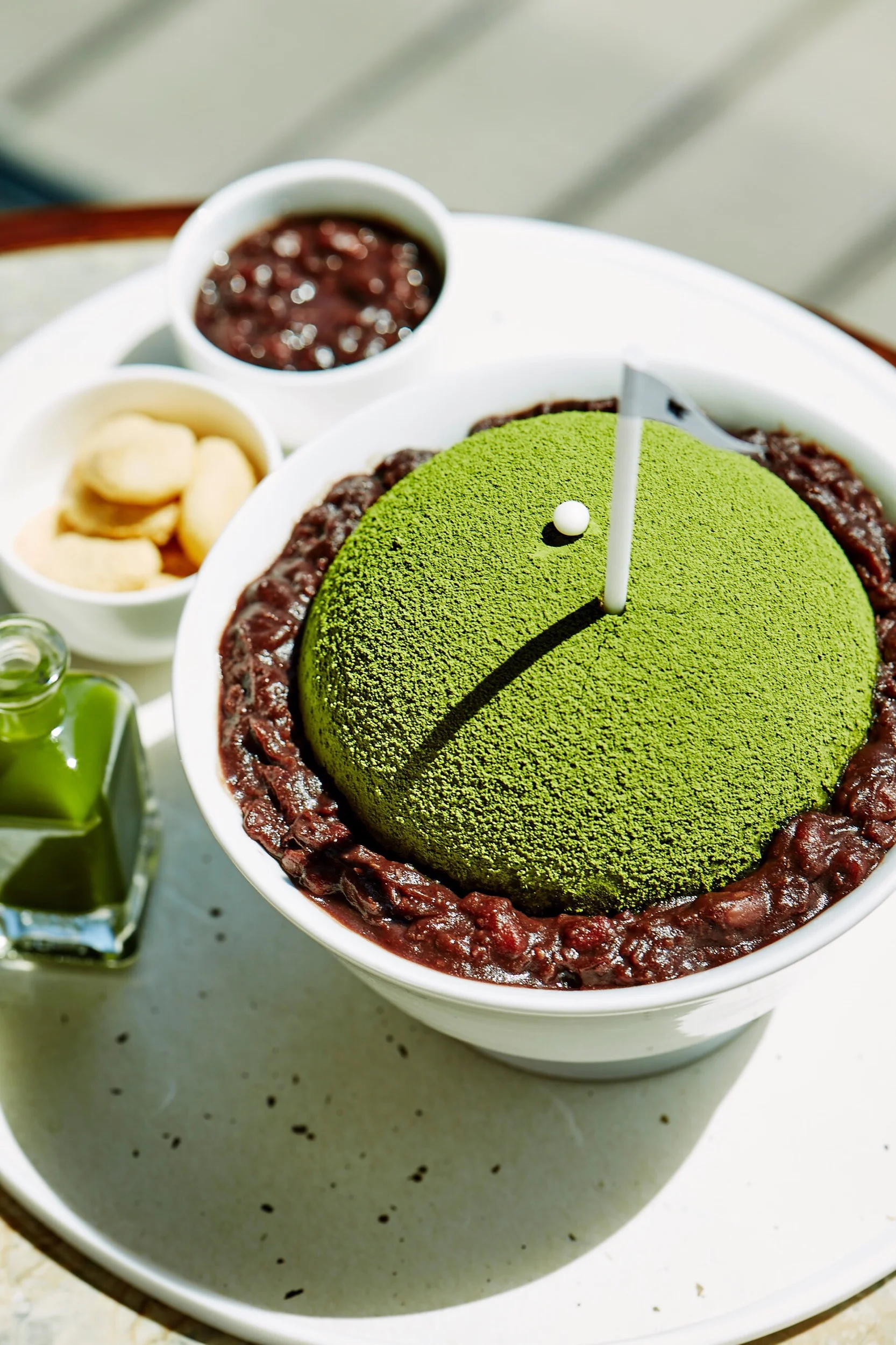 Green Tea and Red Bean Bingsu