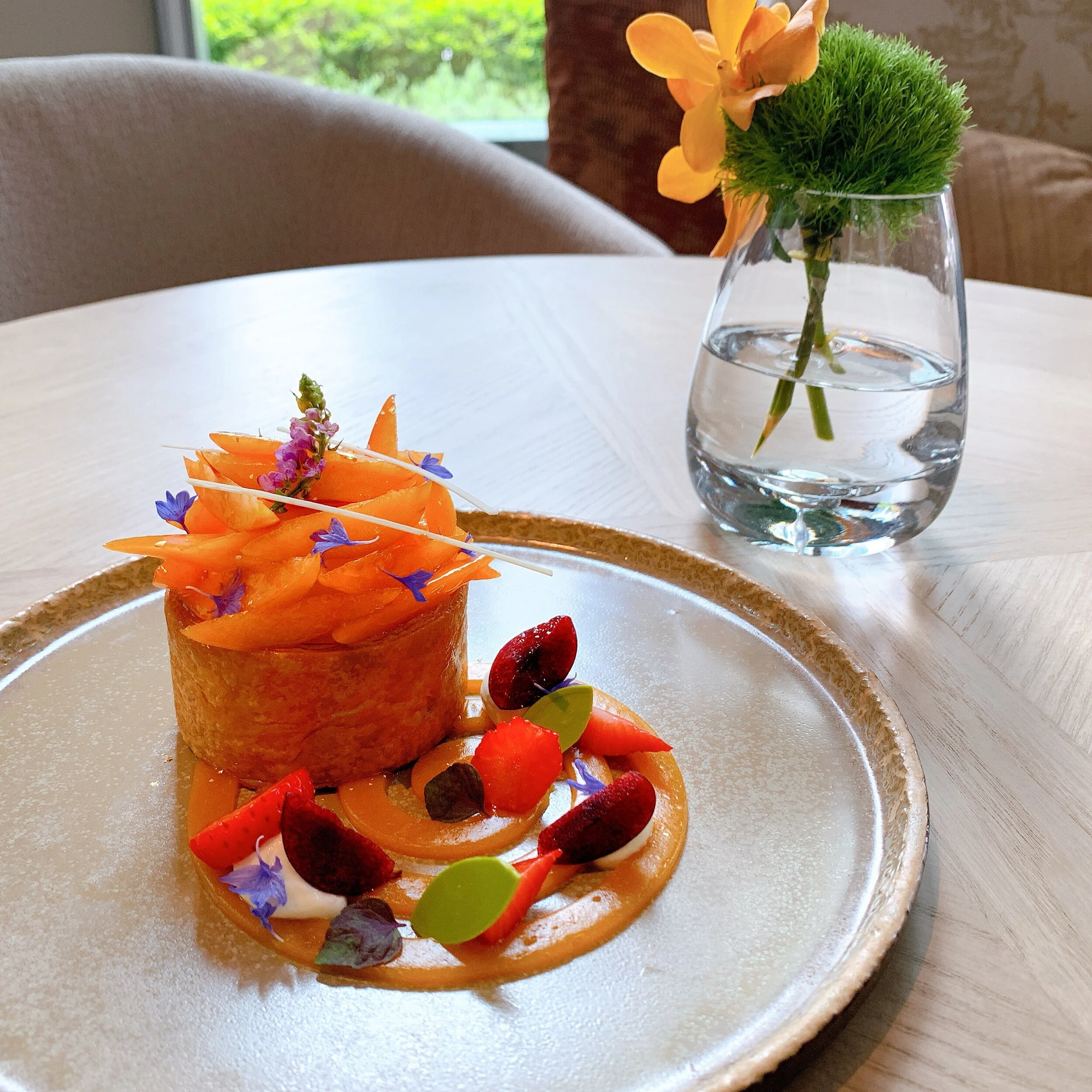 Apricot Iced Mille Feuille