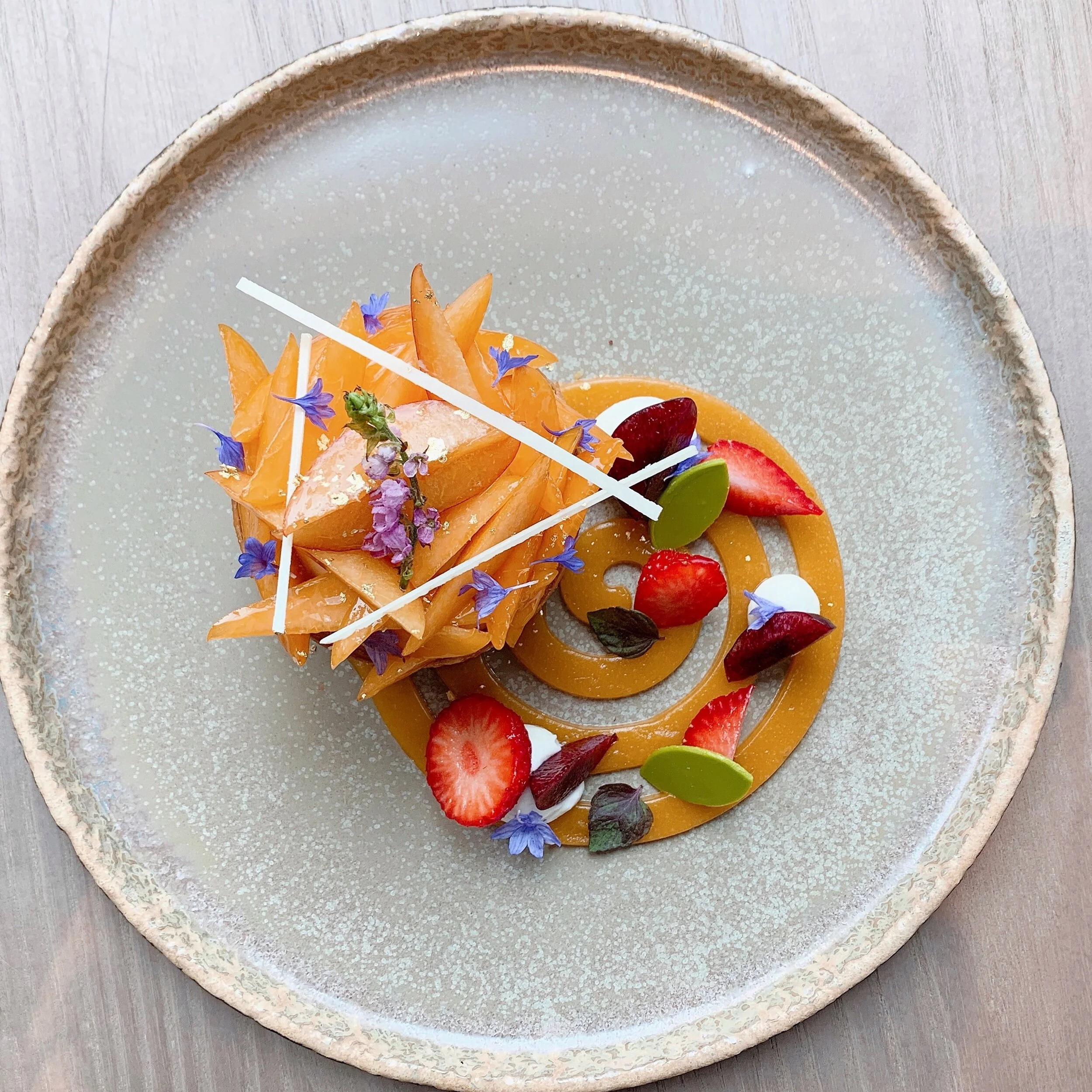 Apricot Iced Mille Feuille