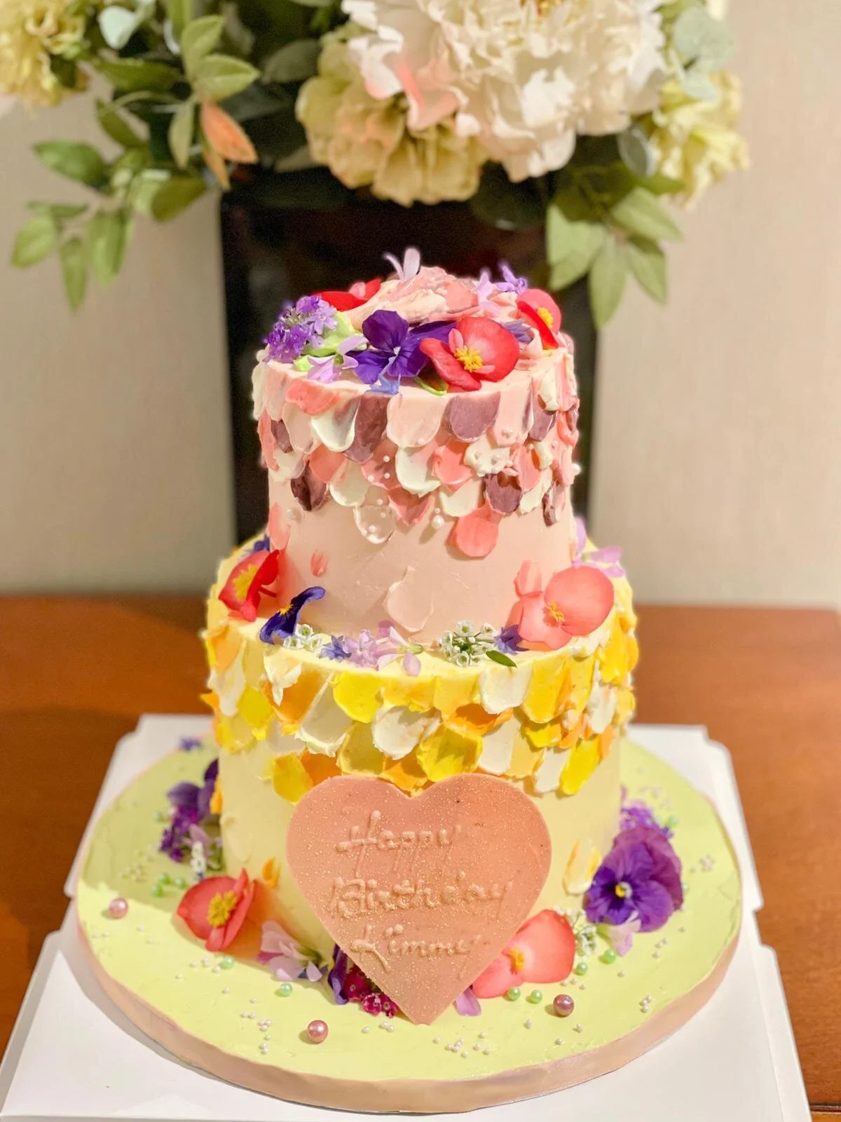 Floral Themed Cake