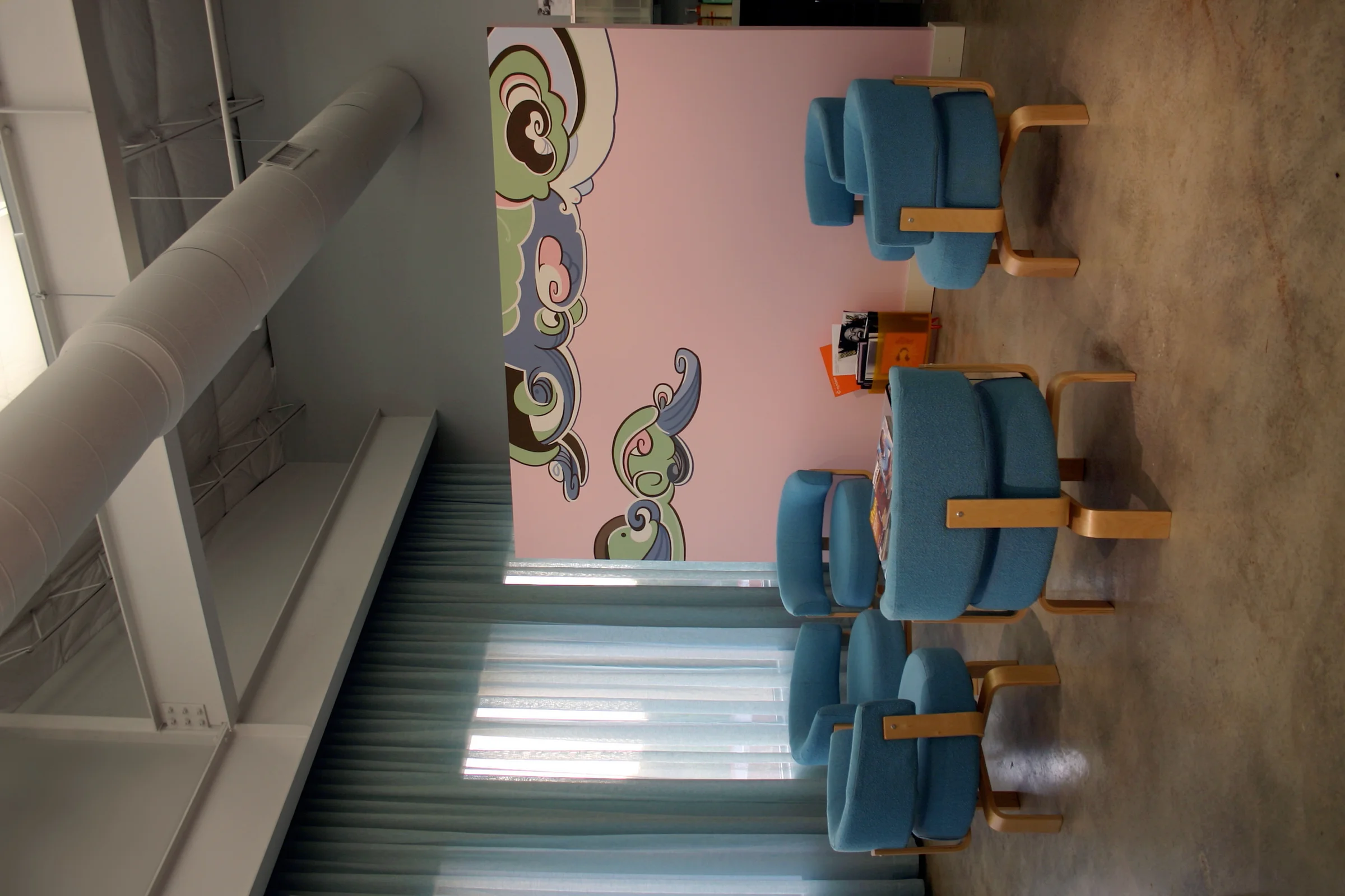 Azur Salon - Cloud Mural