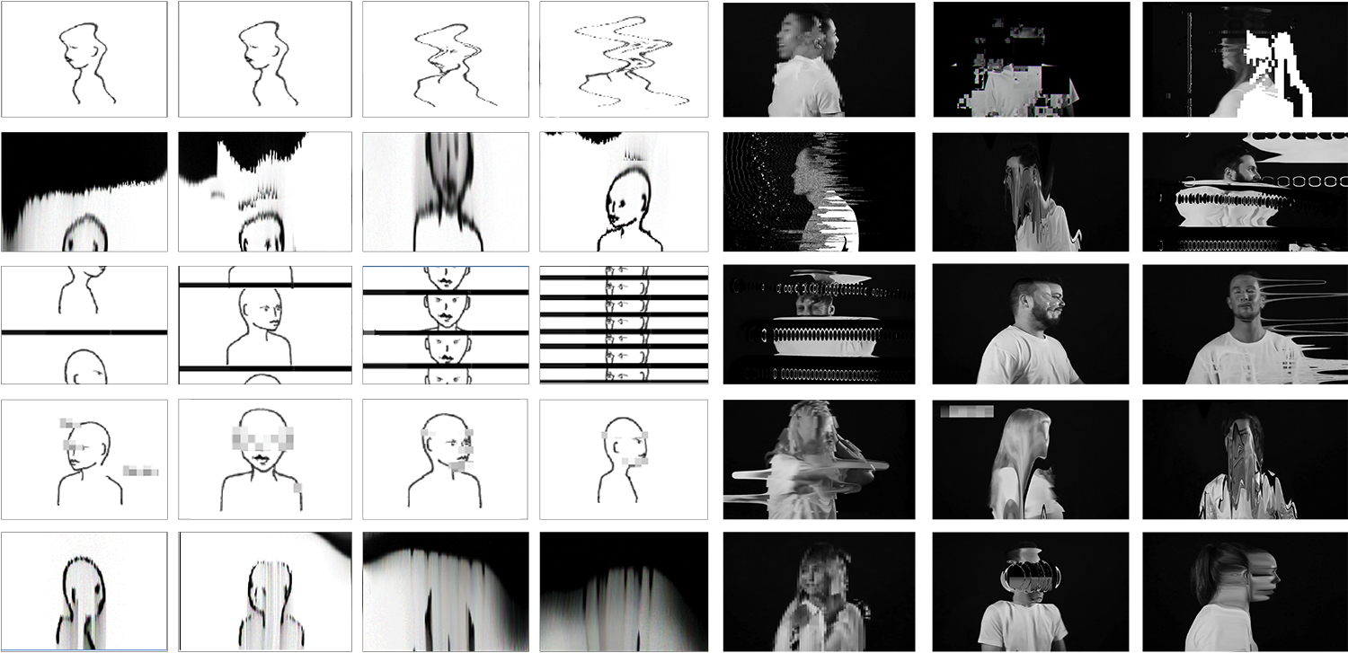 Storyboard & Stills A snapshot of the original filming storyboard compared with some stills from the final film.