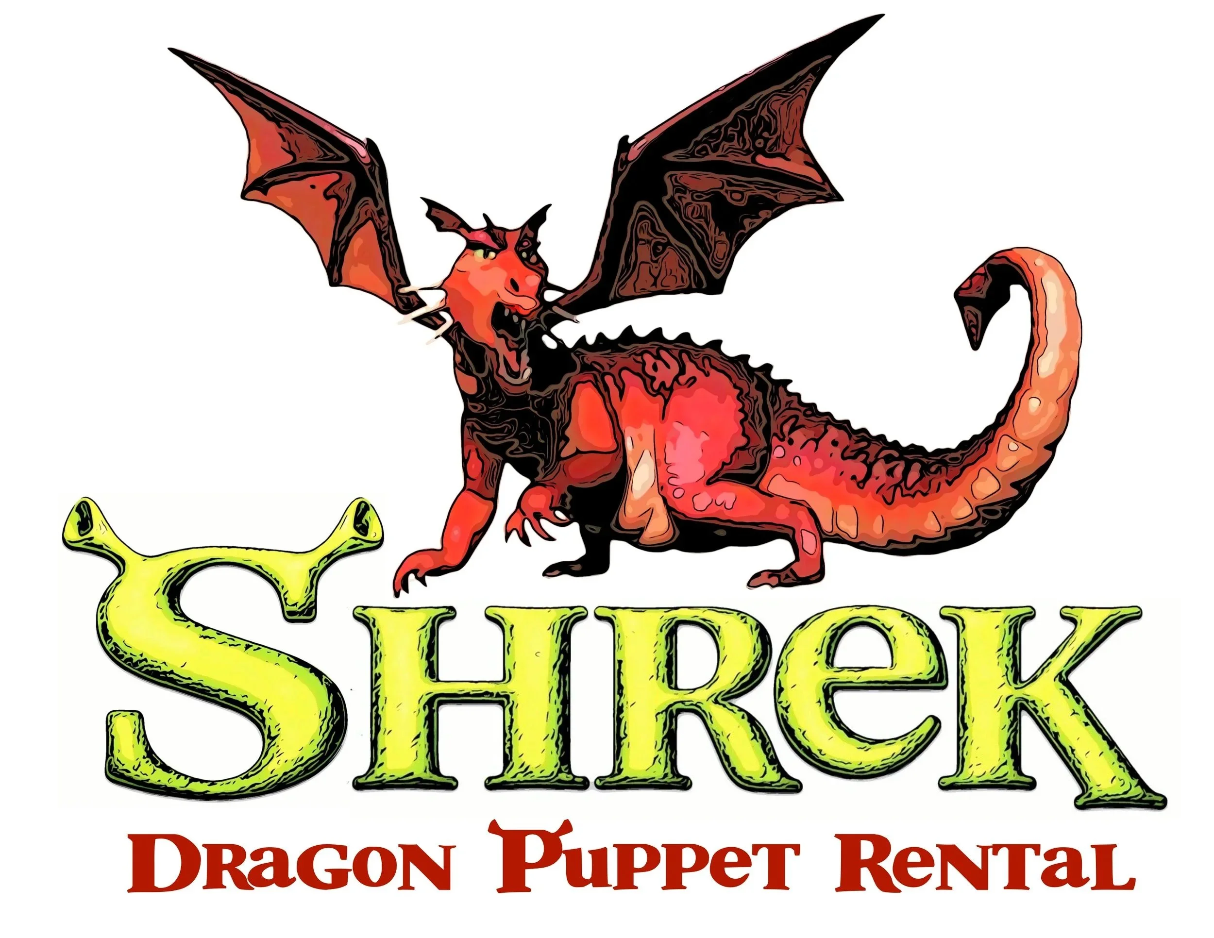 Shrek Dragon Puppet Rental logo