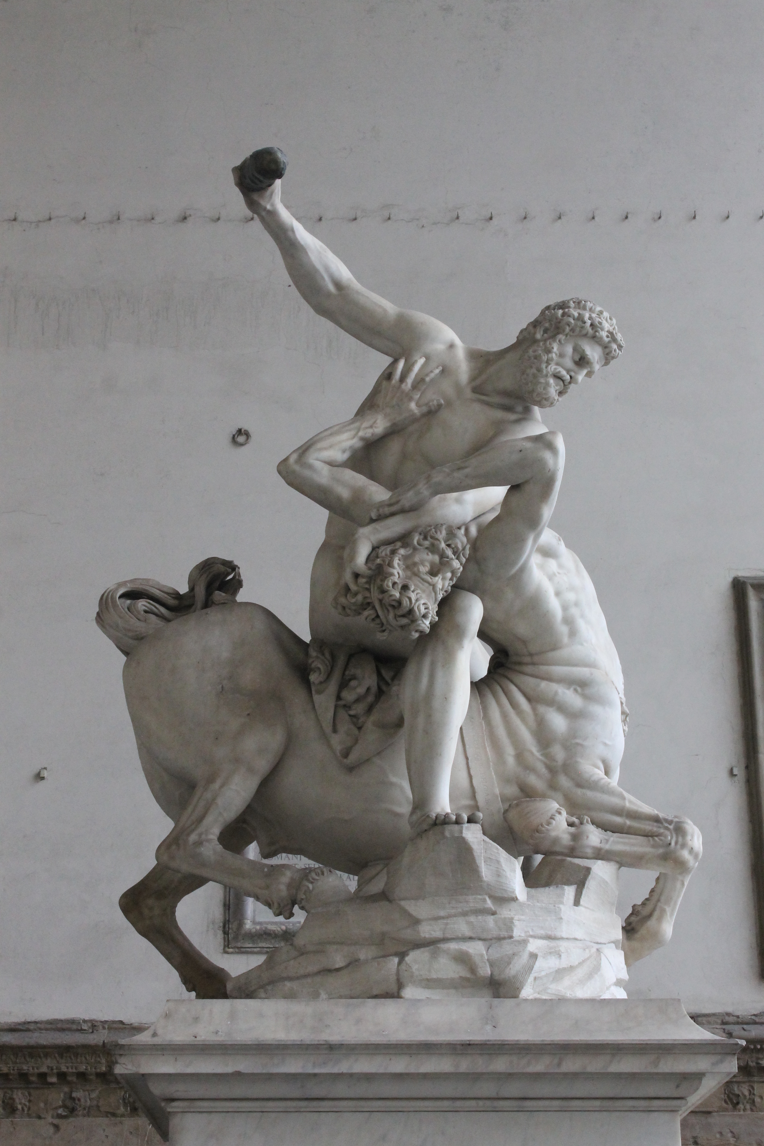 Hercules slaying a centaur - Giambologna