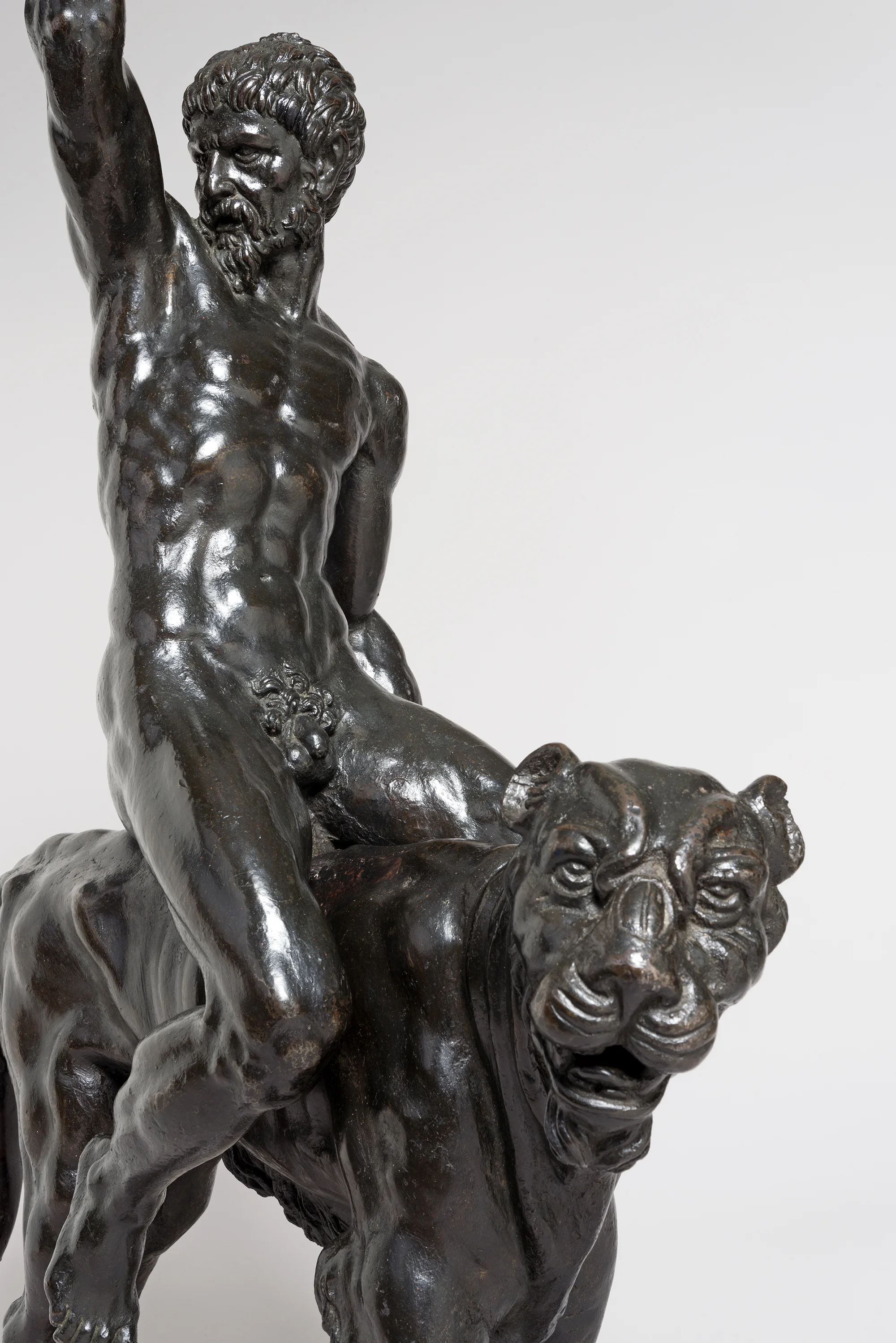 Detail of one of the Rothschild bronzes