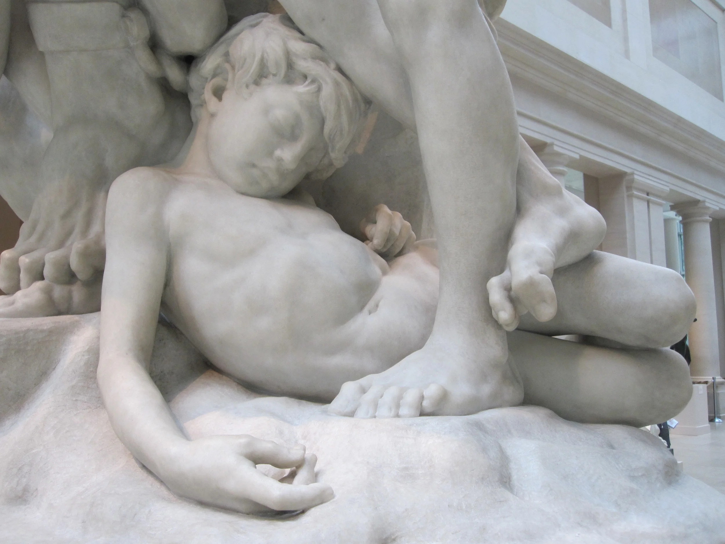 Ugolino and his Sons (detail) - Carpeaux