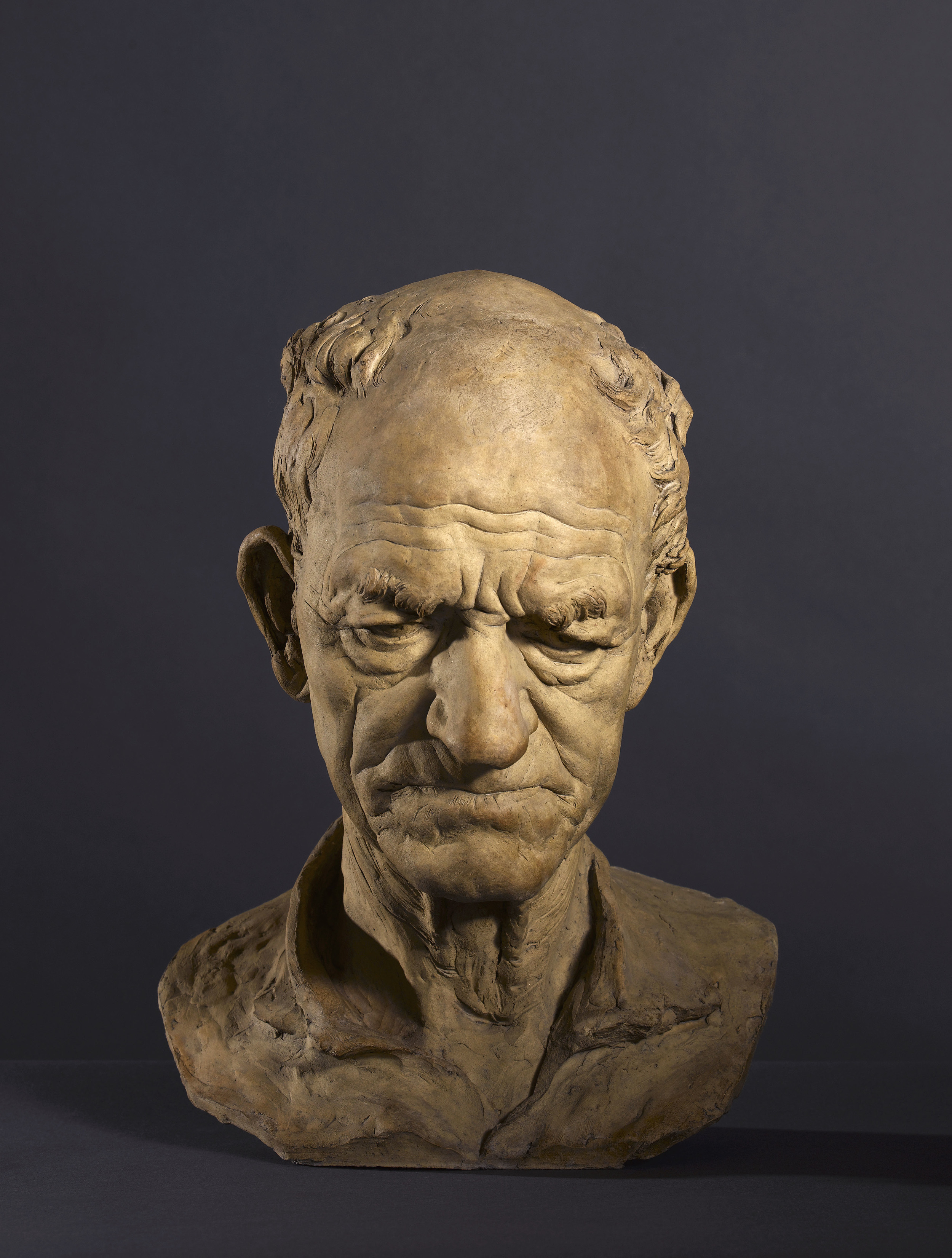 Head of a peasant - Jules Dalou