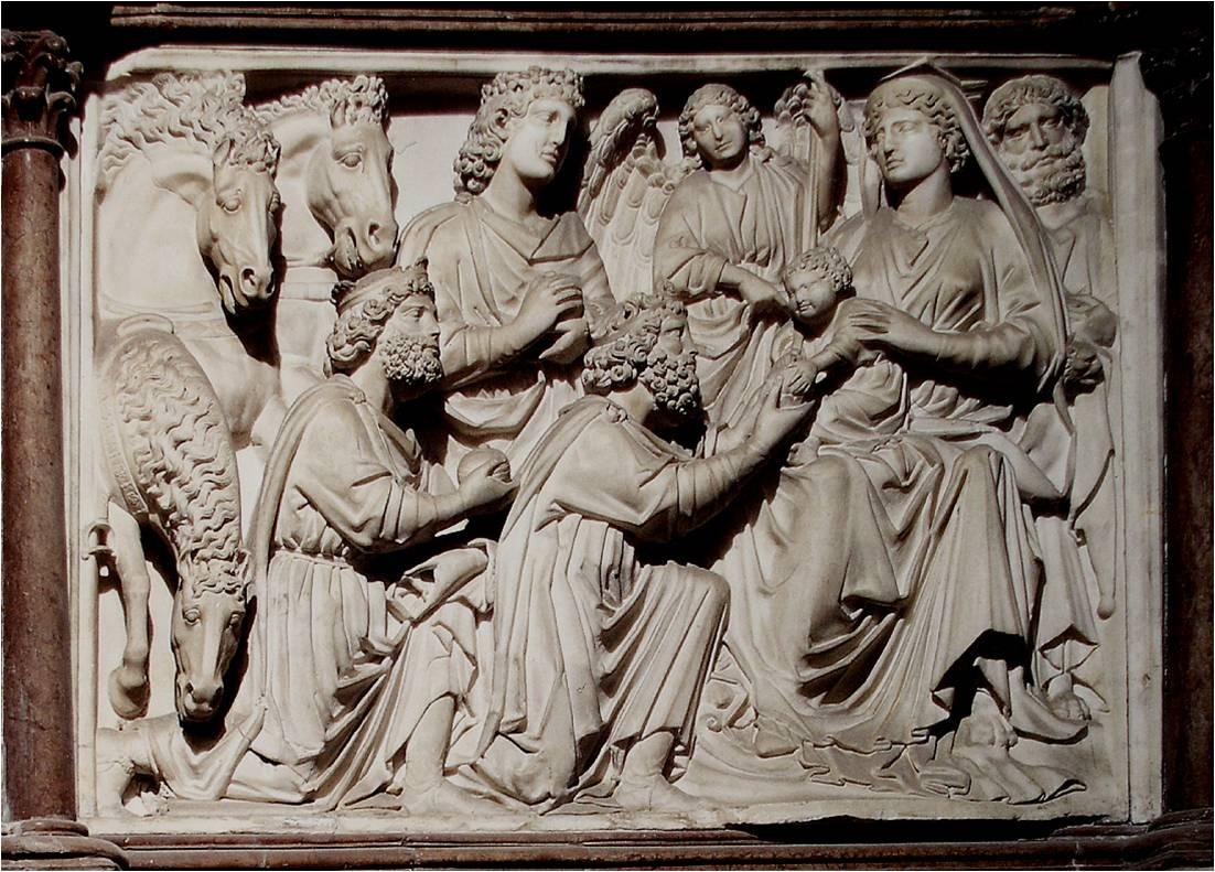 Adoration of the Magi - Nicola Pisano