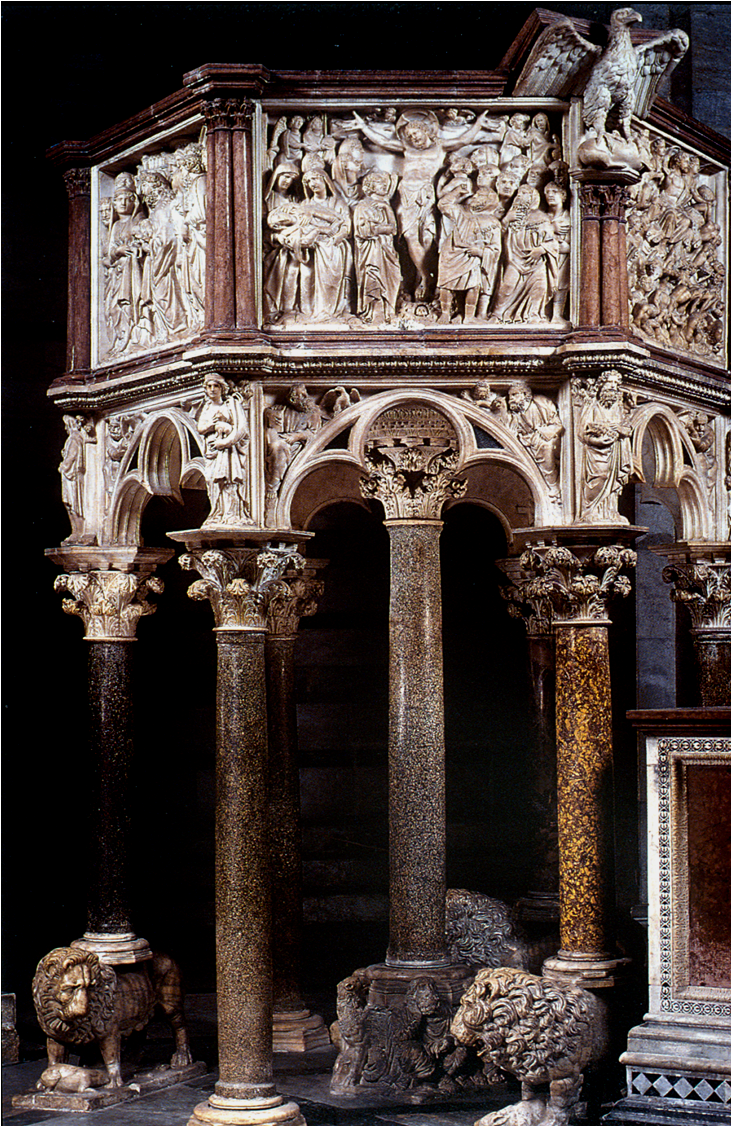Pisa Baptistery Pulpit - Nicola Pisano