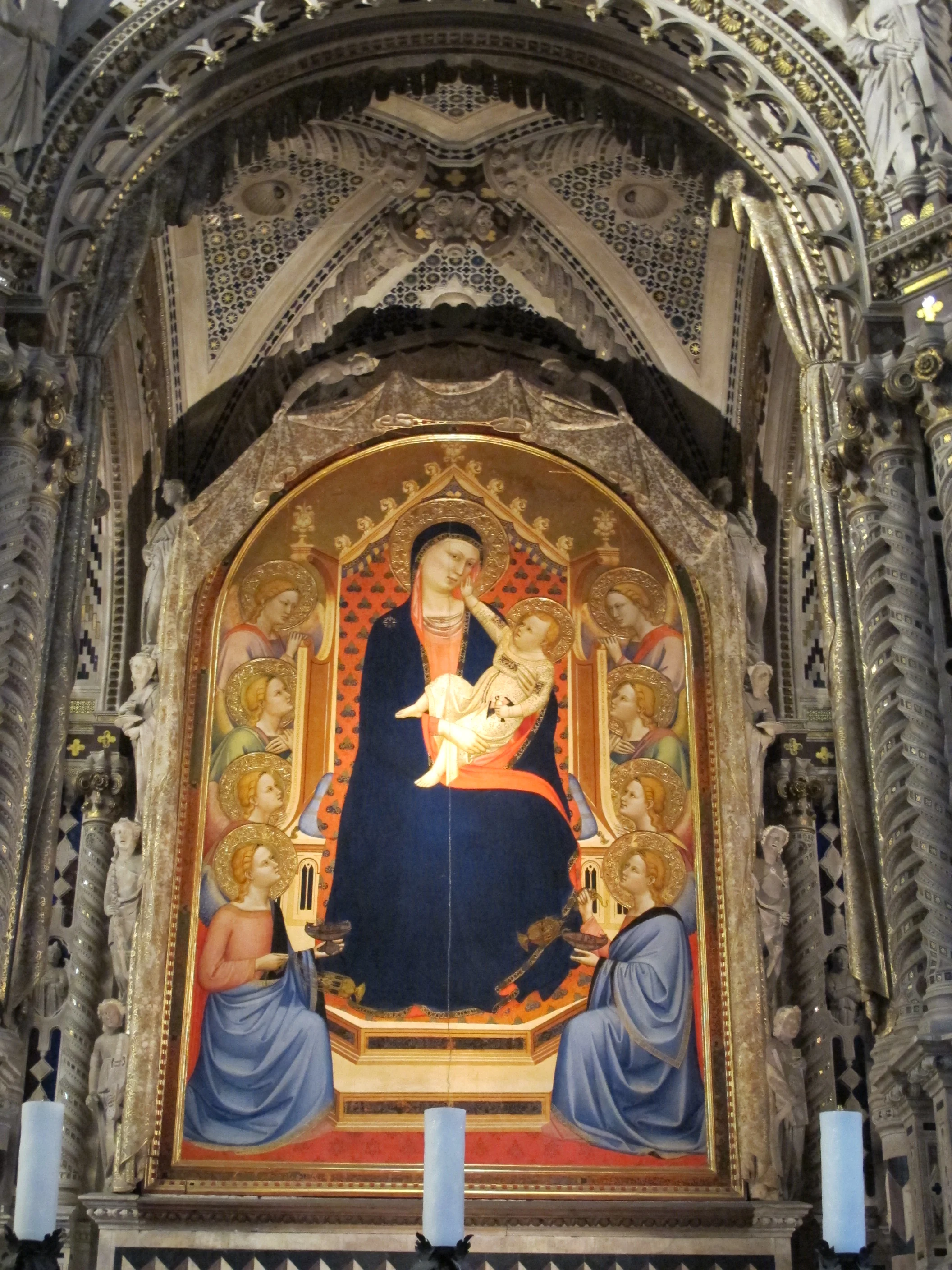 Madonna of the Graces. Bernado Daddi. Orsanmichele.
