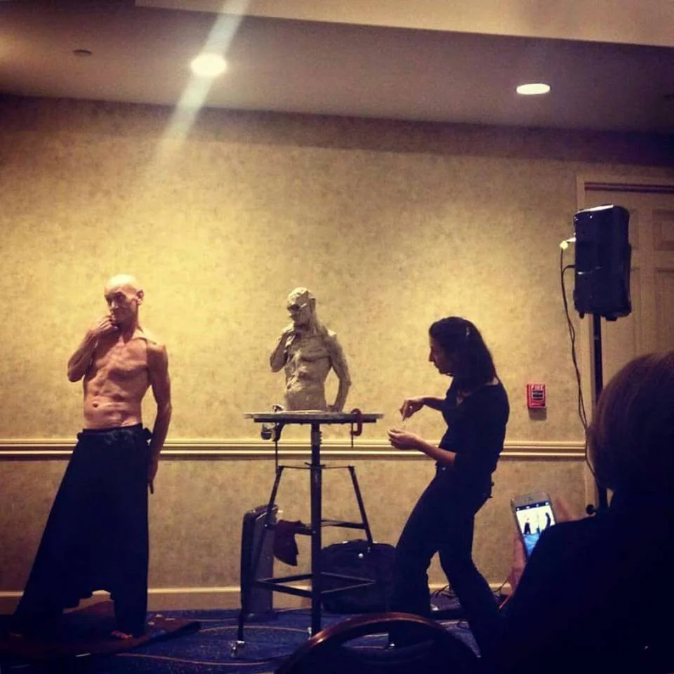 Alicia Ponzio giving a demonstration at TRAC 2015.