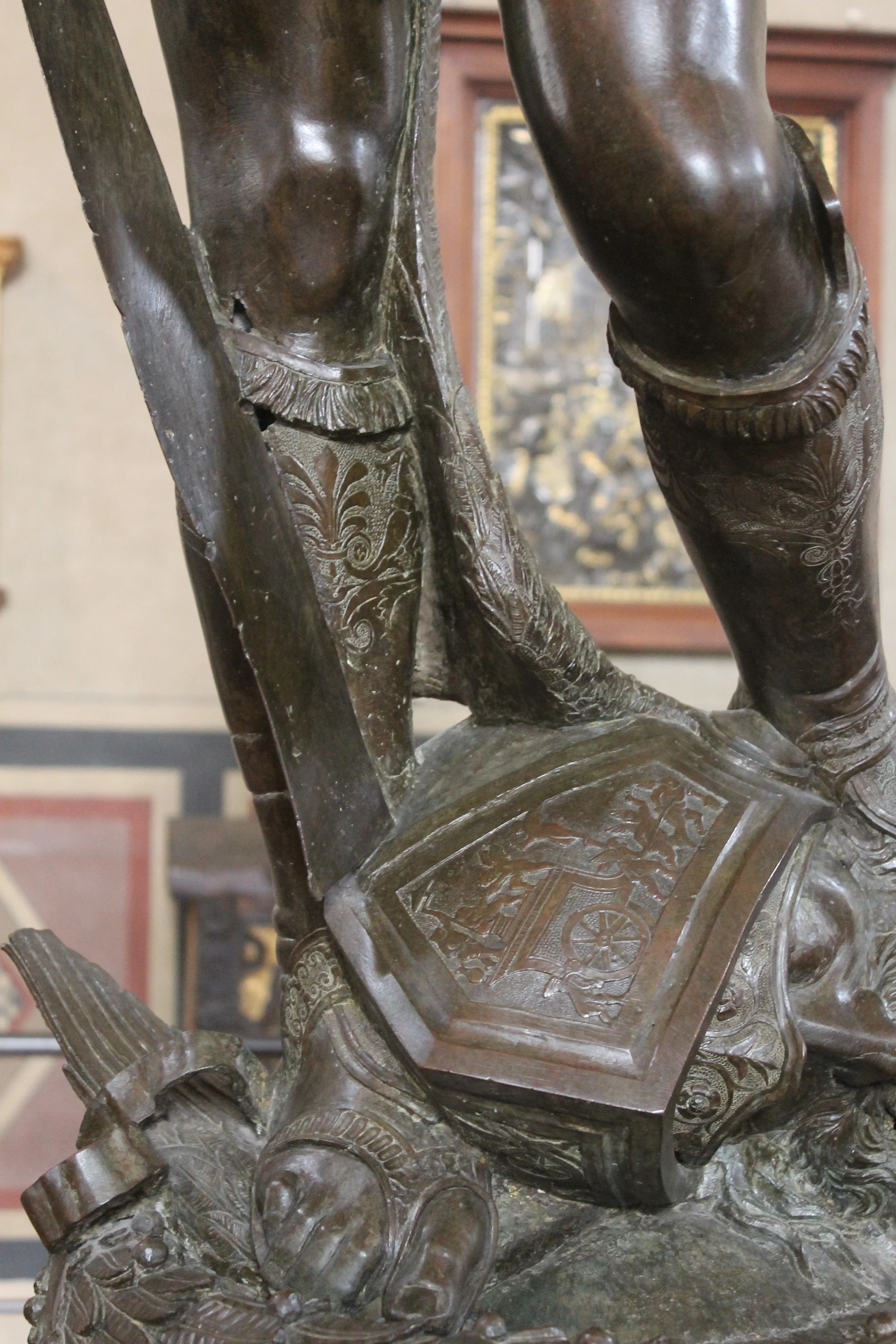 David (Detail). Donatello