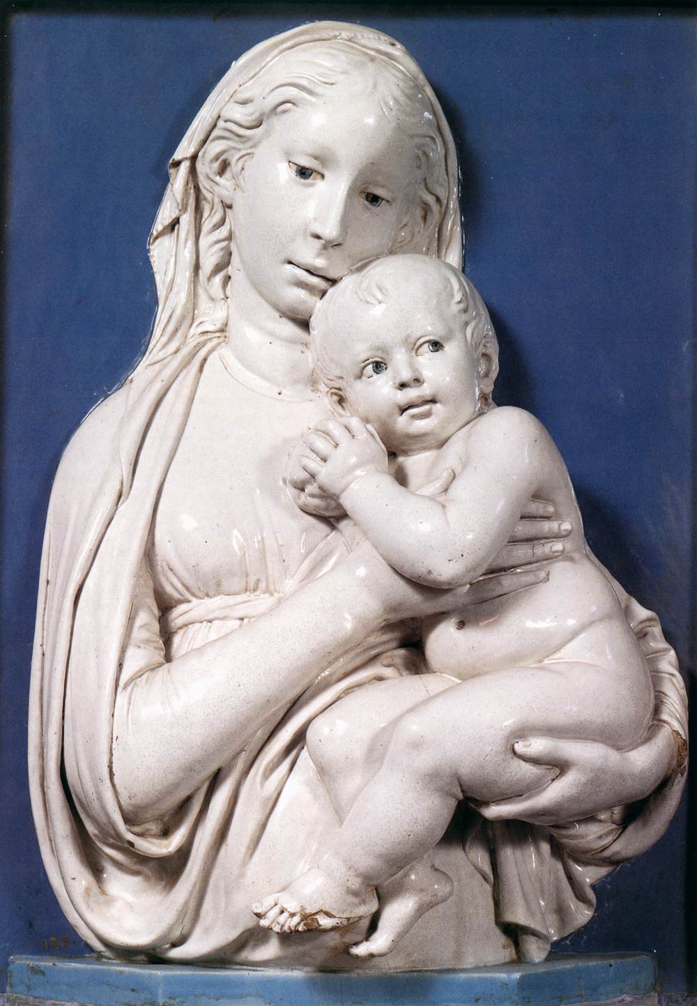 Madonna of the Apple. Luca Della Robbia