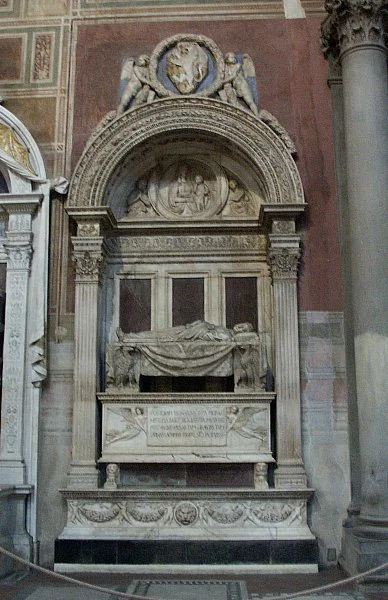 Tomb of Leonardo Bruni - Bernardo Rossellino