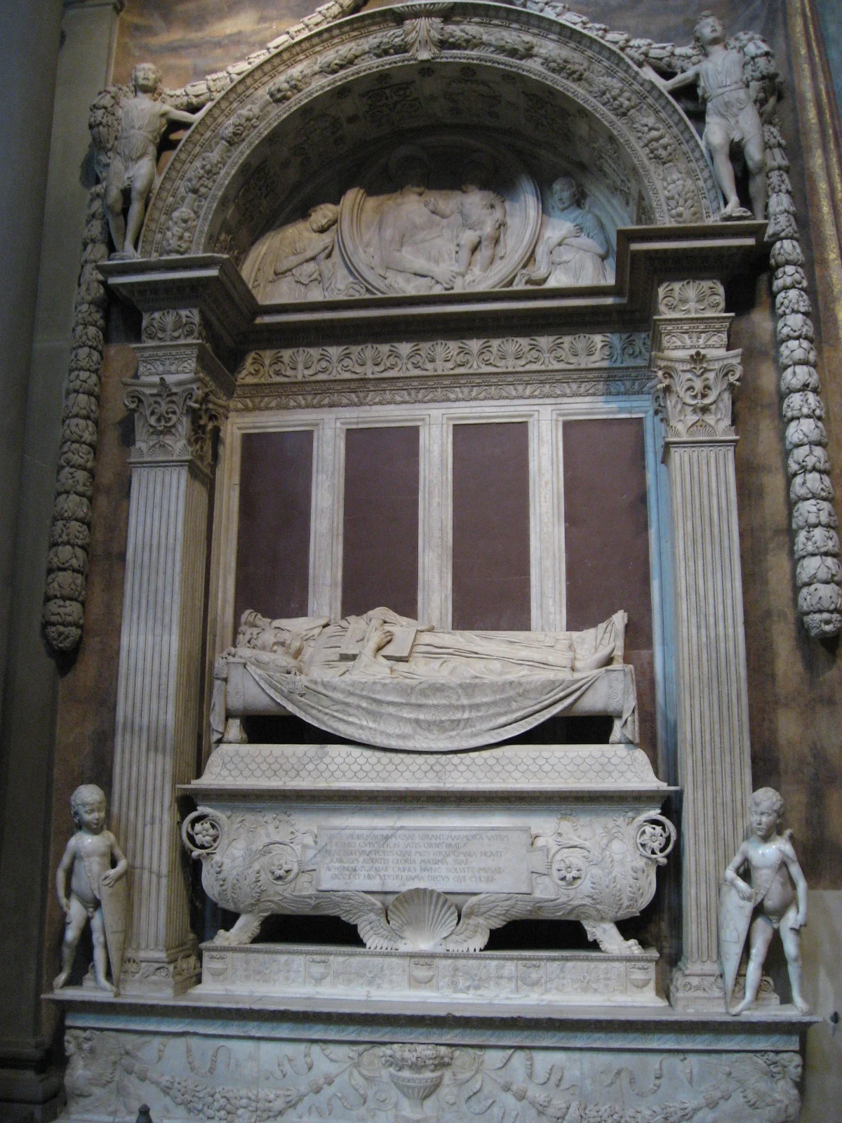 Tomb of Carlo Marsuppini - Desiderio Da Settignano