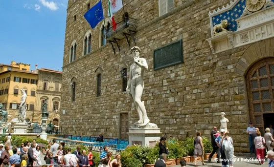Copy of David, Piazza Signoria.