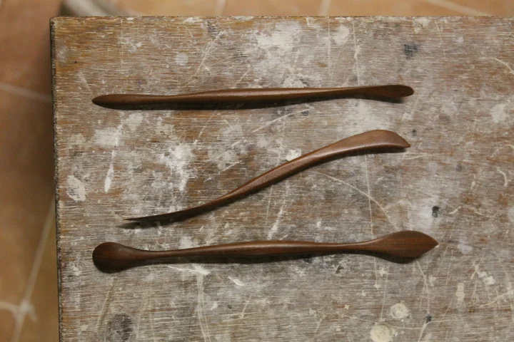 Clay modeling tools by Matt Kindy.