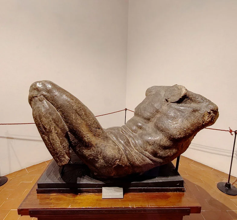 Model for a River God - Michelangelo.