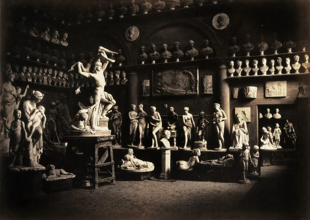 Galleria Romanelli, image taken soon after Bartolini's death (1850's).