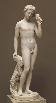 Fisherboy with a conch shell