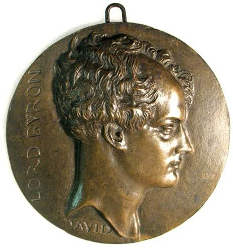 Lord Byron Medallion - David D'Angers
