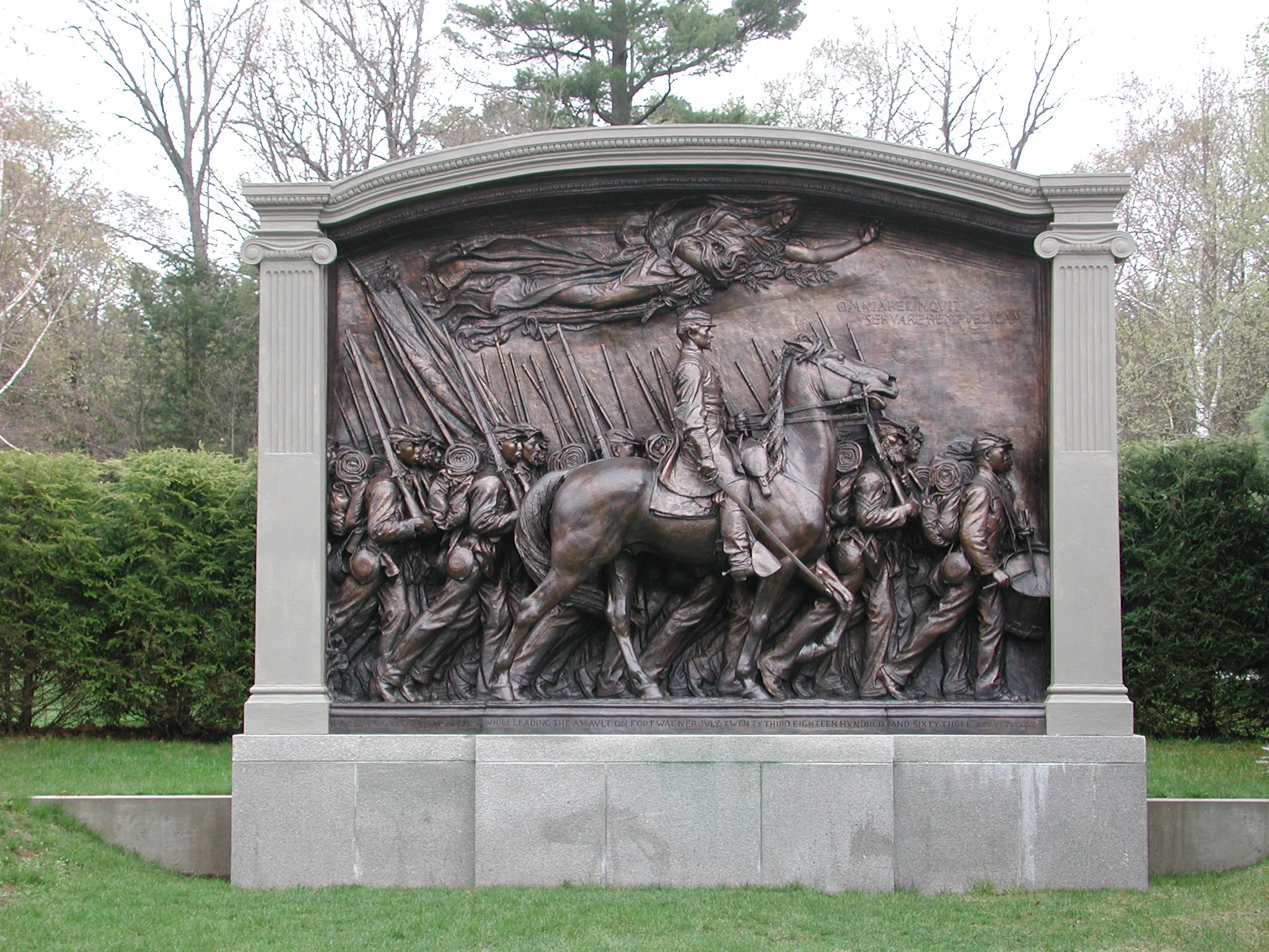 Memorial to Robert Gould Shaw