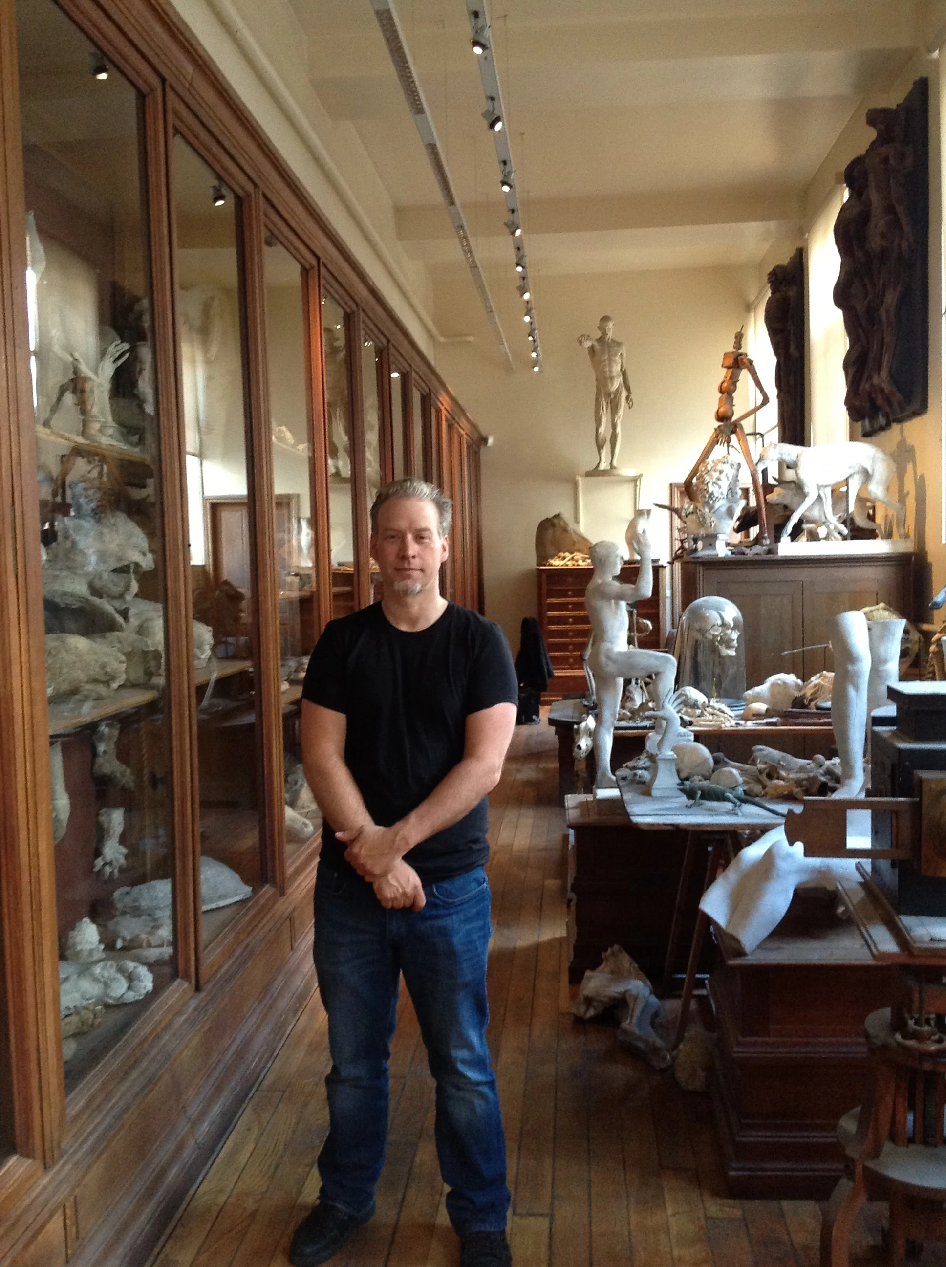 Michael Defeo at the Ecole Des Beaux-Arts, Paris.