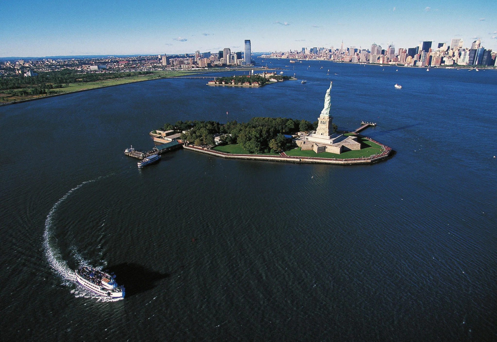 Bedloe's Island, now renamed Liberty Island.