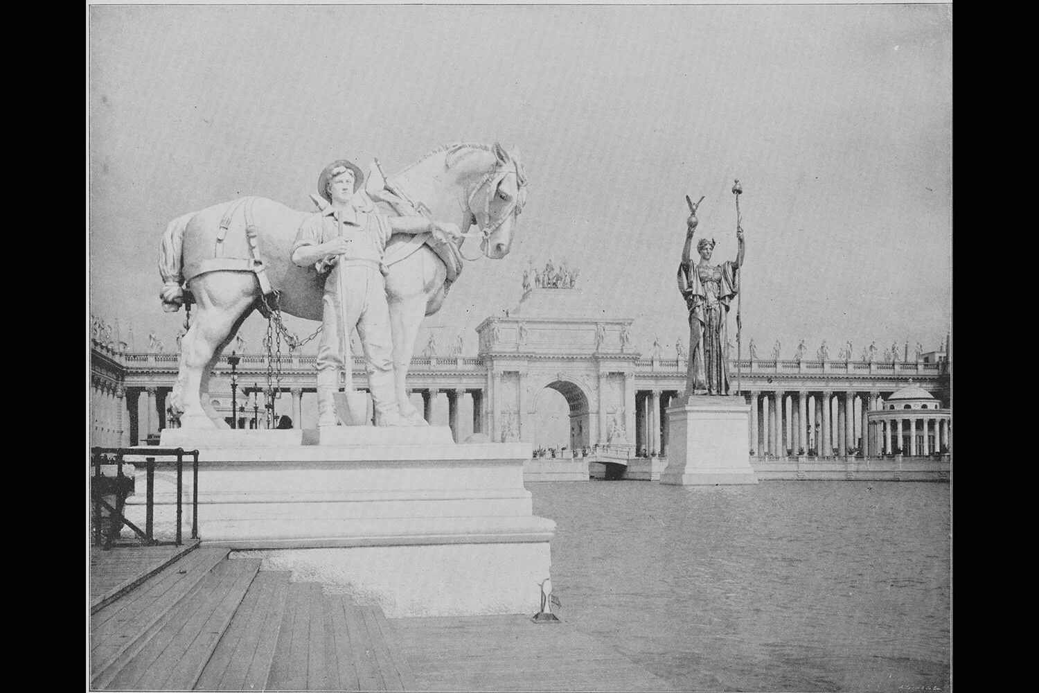 statue of Industry by E.C. Potter, with Daniel ChesterFrench's Statue of the Republic in the background.