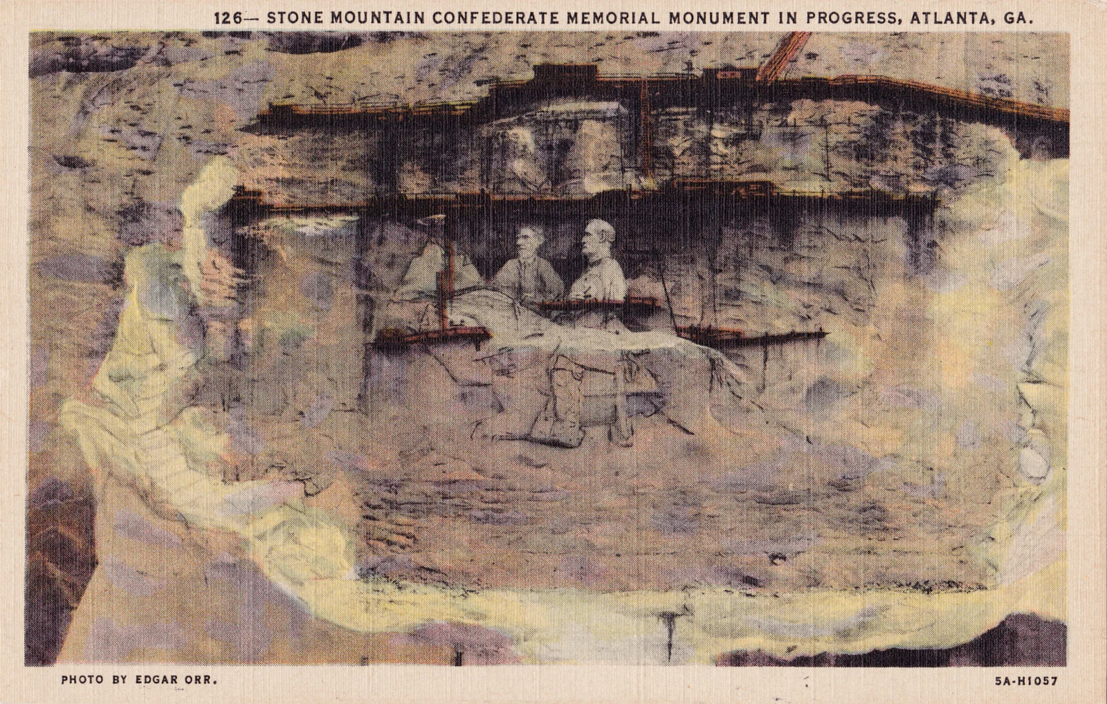 Work in Progress at Stone Mountain, Georgia.