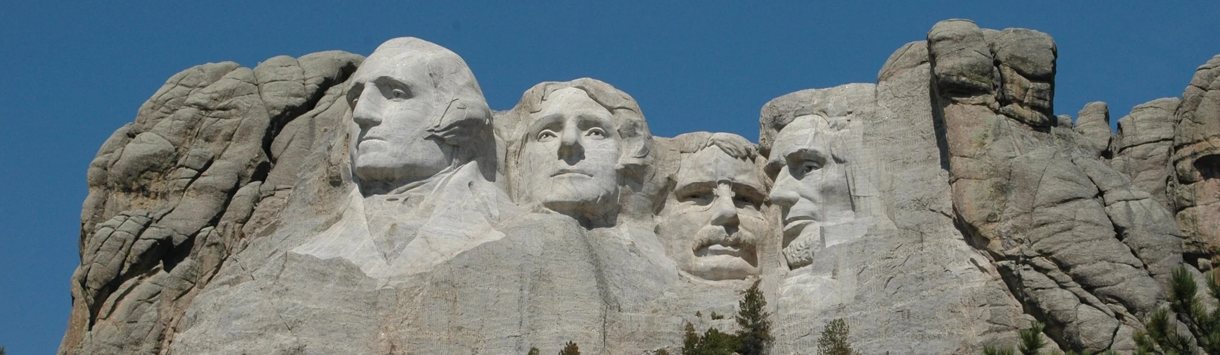 Mount Rushmore as it is seen today.