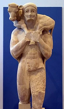 Moschophoros - 'The Calf Bearer'.