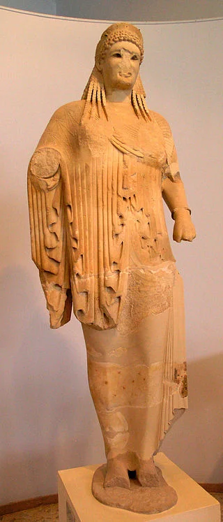 Kore, by Antenor of Athens