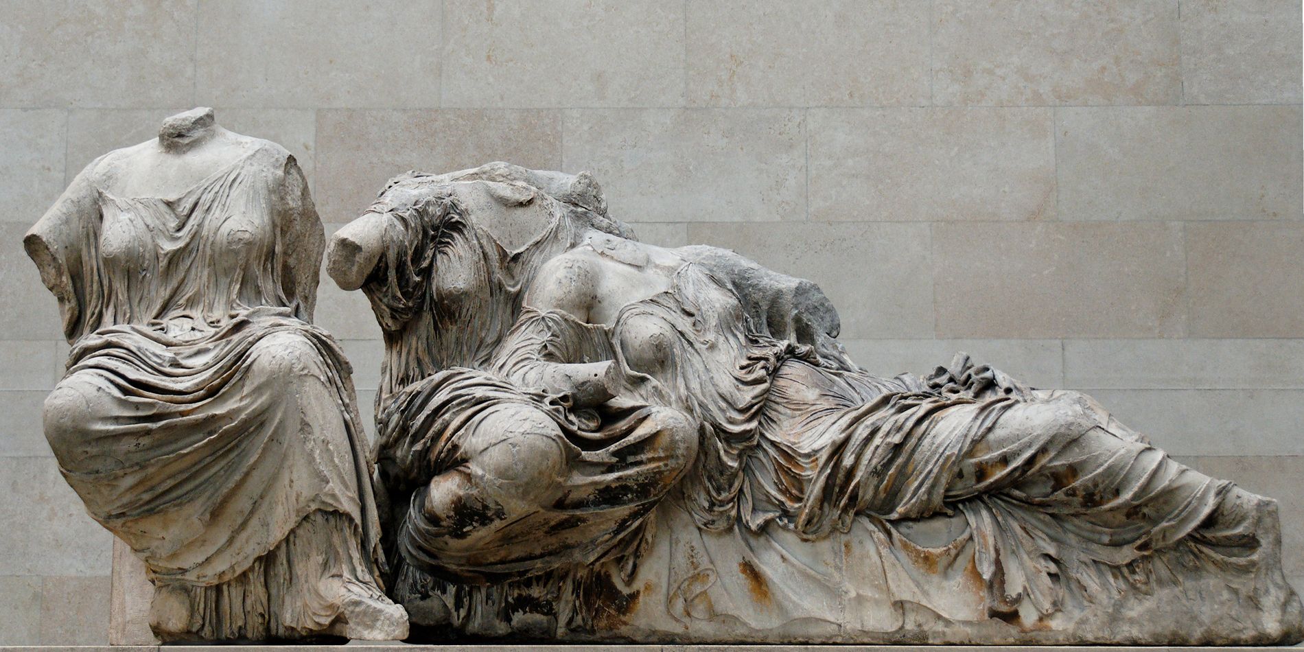 Fragment detail from the East pediment sculpture group.