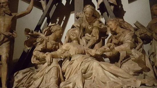 Detail. Deposition, Antonio Begarelli. San Francesco, Modena.