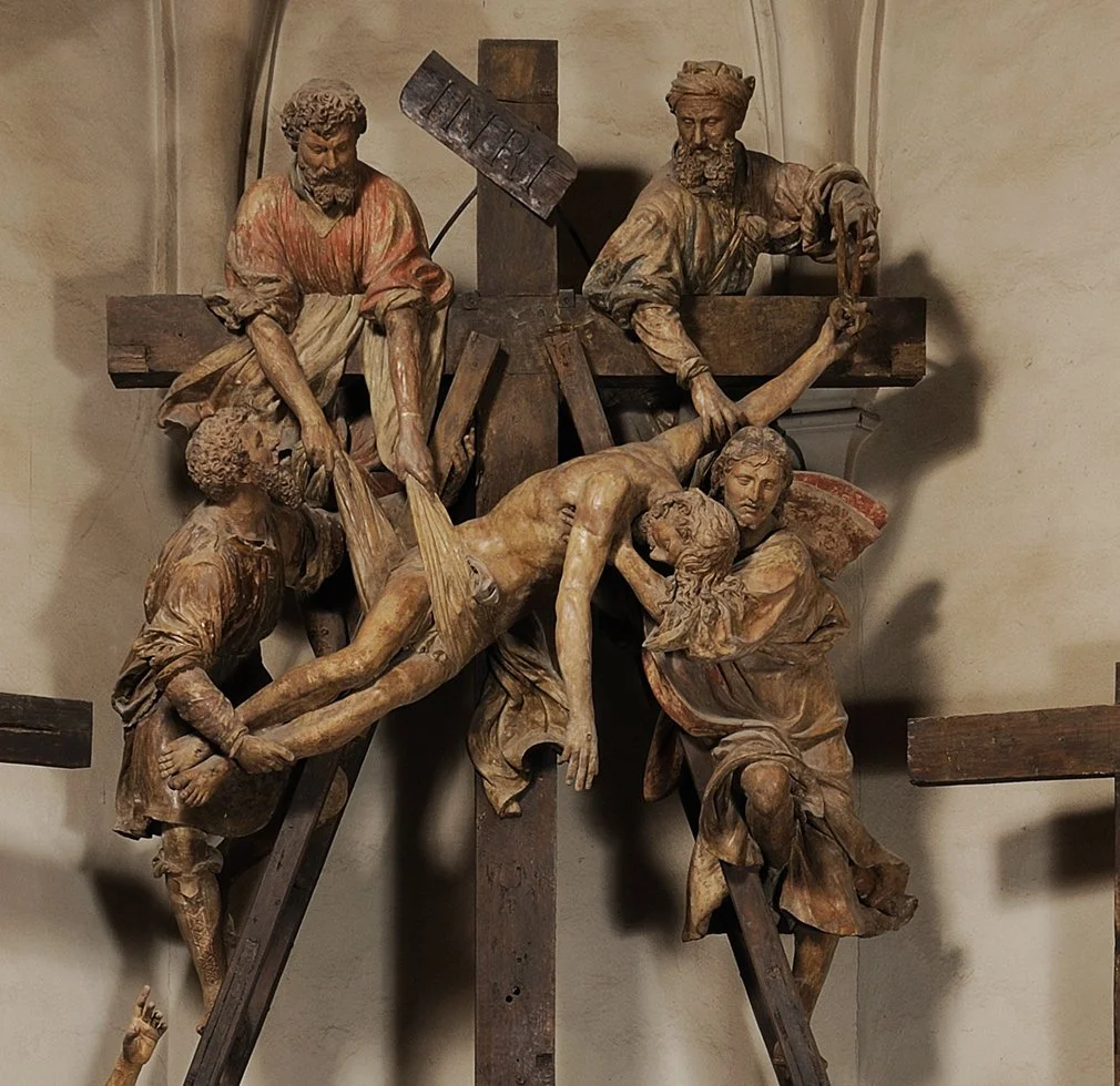 Detail. Deposition, Antonio Begarelli. San Francesco, Modena.