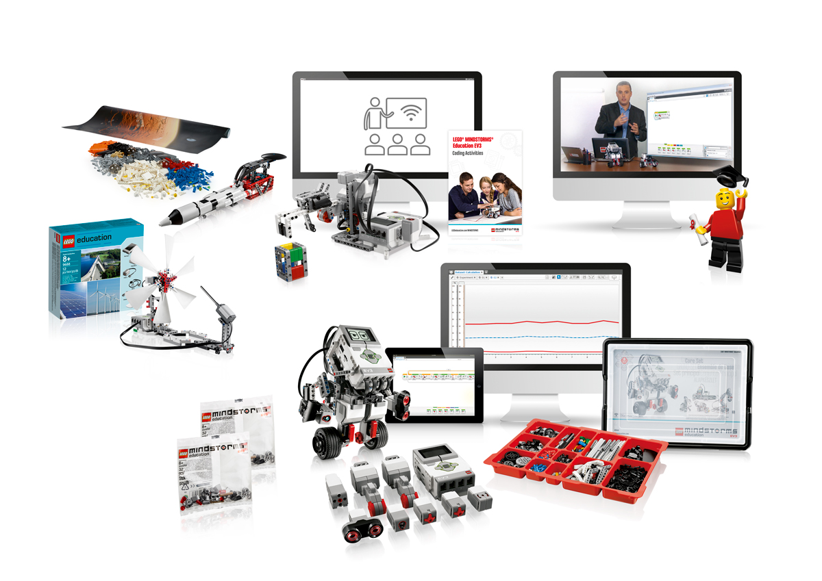 LEGO Education Mindstorms EV3 tem muitas possibilidades para a sua sala de aula.