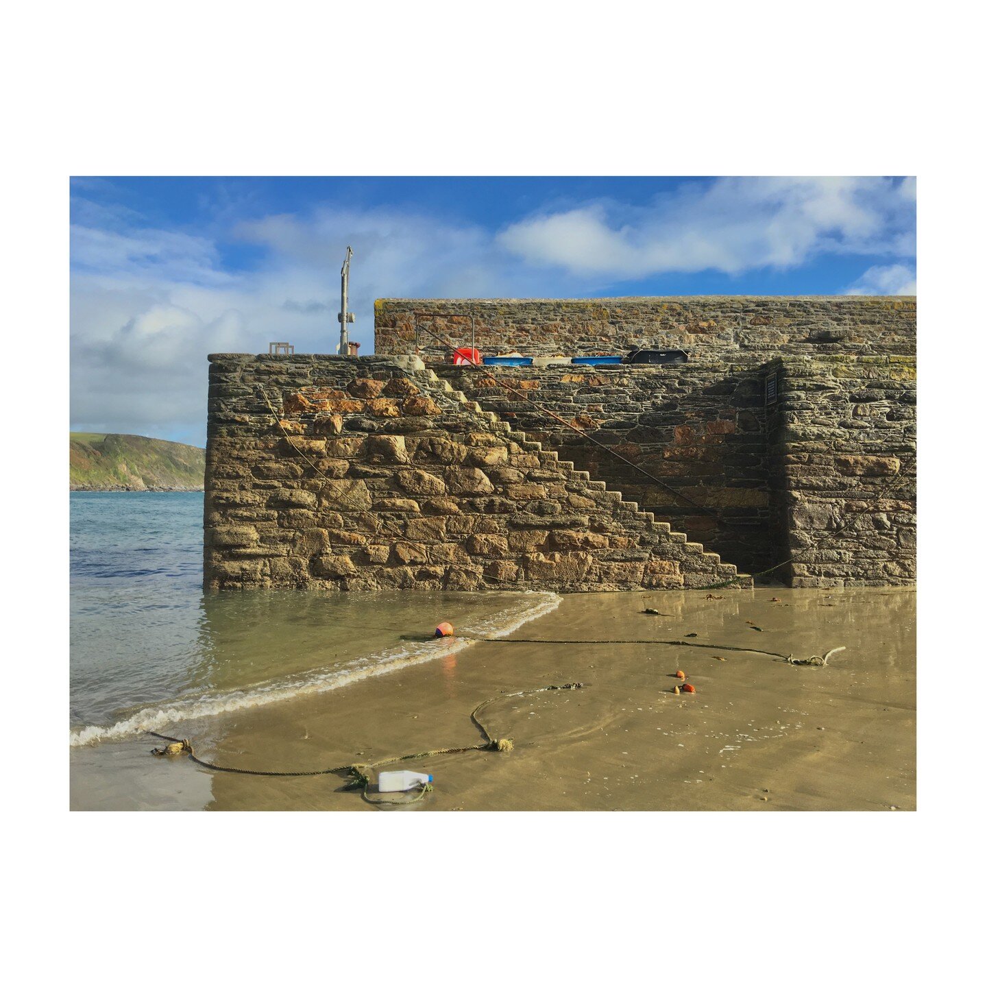 the harbour wall at Gorran Haven in the afternoon sunlight, shot on my iPhone.

115 of 365, no reason other than the joy of image making. #photodrome #harbour #iphonephotography #cornwall