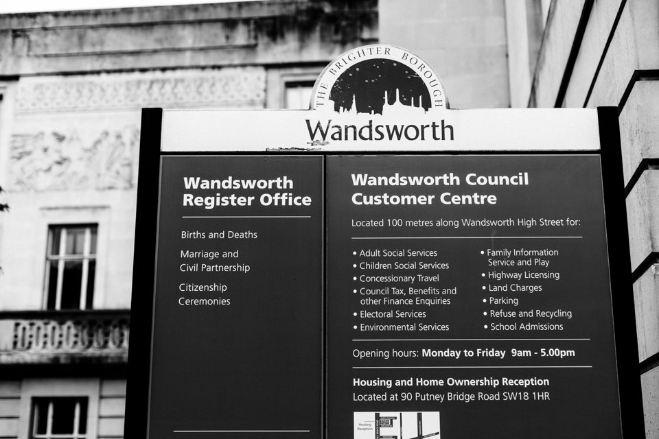 Wandsworth Town Hall Wedding Photography FRINGE PHOTOGRAPHY 003.jpg