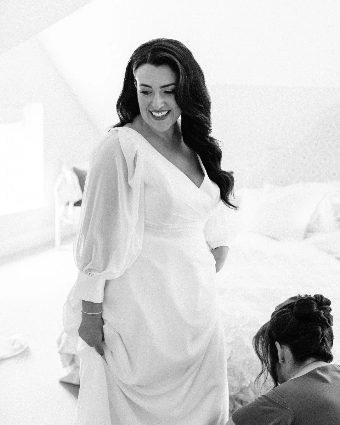 Black and white is so beautiful, I love the simple contrast it brings. I normally turn 30% off your images black and white just to give an extra beat of emotion to an image.

 #fringephotography #weddingtips #londonweddingphotographer #luxuryweddingp