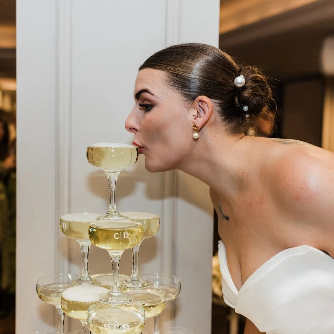 Champagne tower done your way! 

 #fringephotography #dogandfoxwimbledon #dogandfox #weddingtips #londonweddingphotographer #luxuryweddingphotography #weddinginspiration #weddingplanner #bridetobe2026 #classicweddingphotography #bridetobe #instaweddi