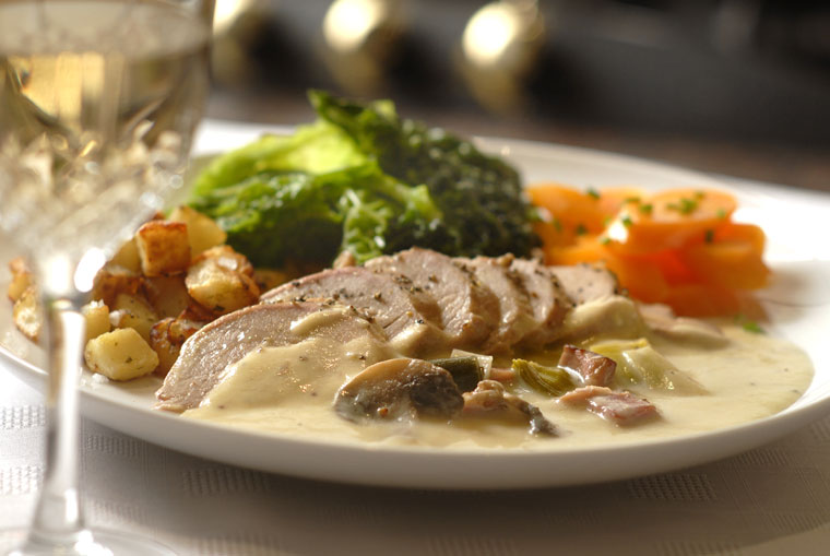 Pork Fillet In a Three Mustard Sauce