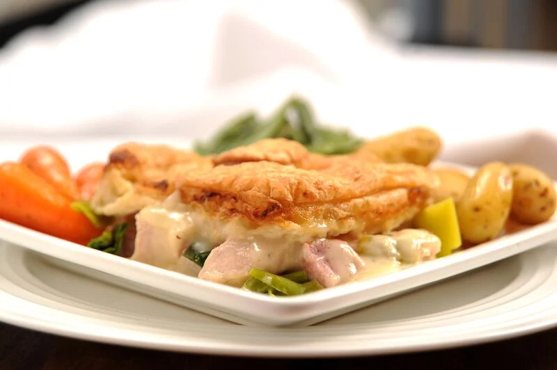 Chicken, Ham and Leek Pie